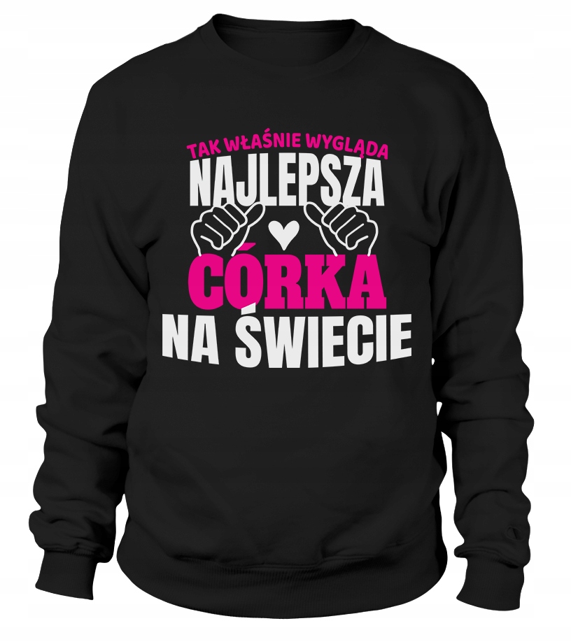 Takhle vypadá ta nejlepší dcera dámská Mikina Xs černá