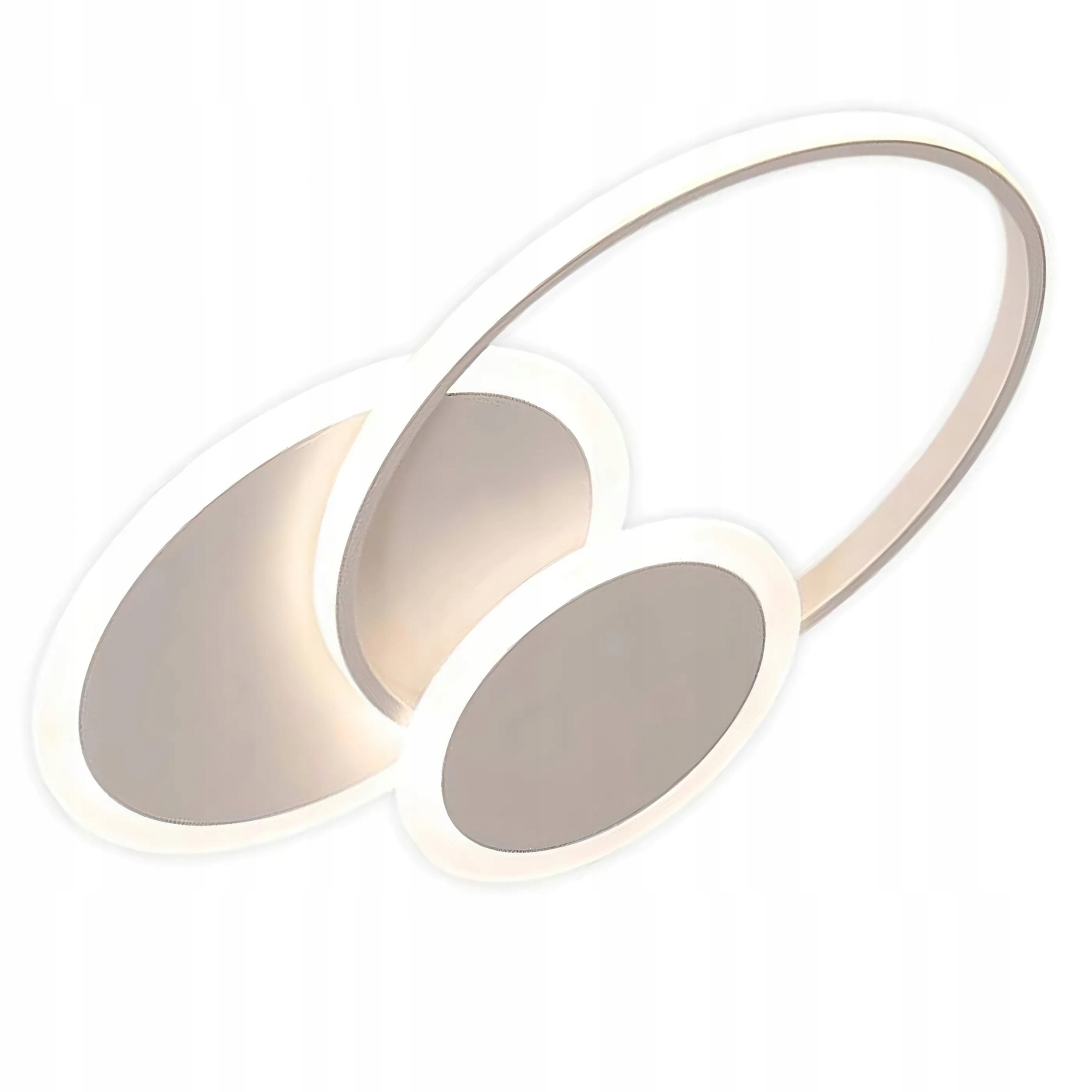 Lampa Sufitowa Plafon Nowoczesna Biały Led Żyrandol 52CM Nowoczesny Loft