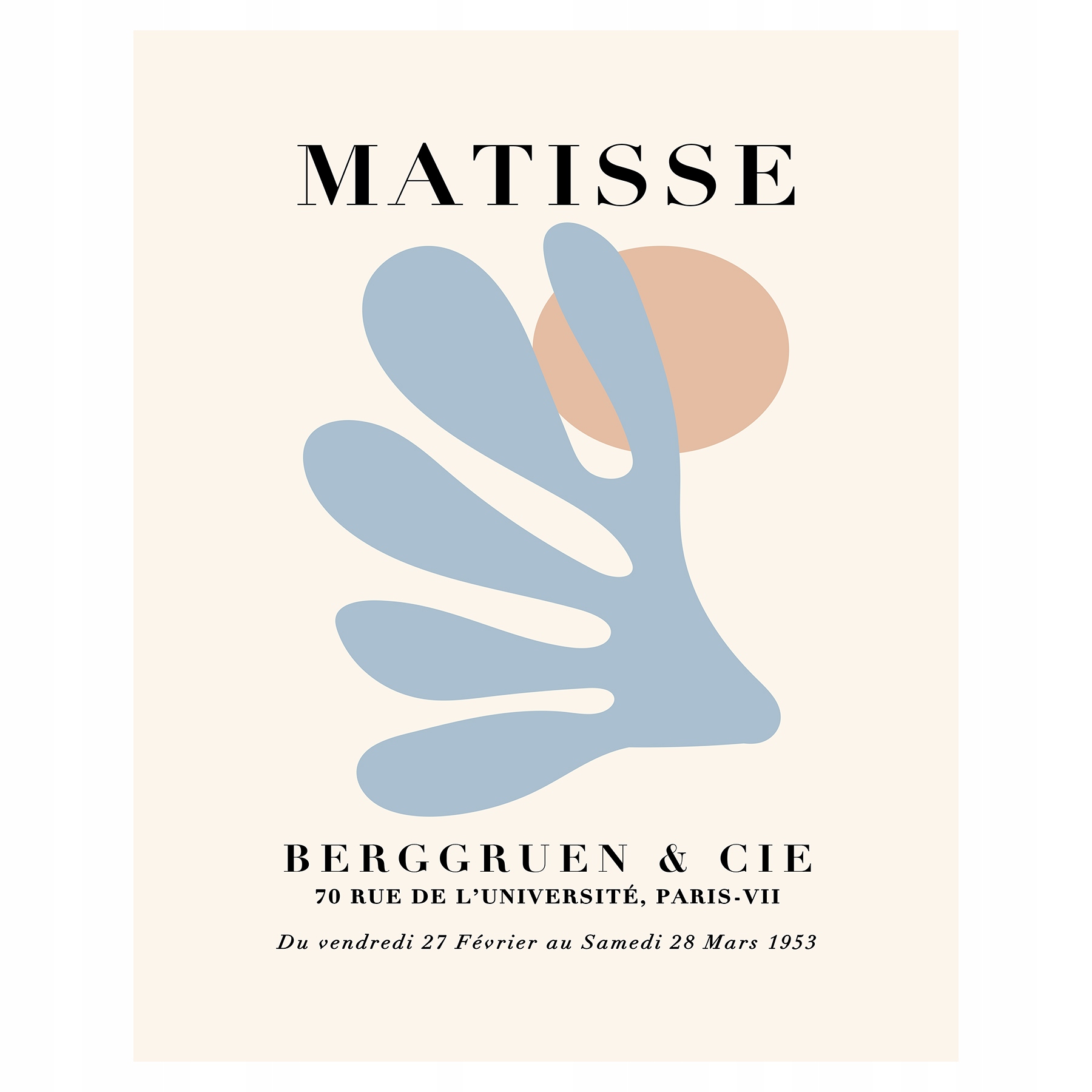 

Plakat 40x50 Henri Matisse Blue03