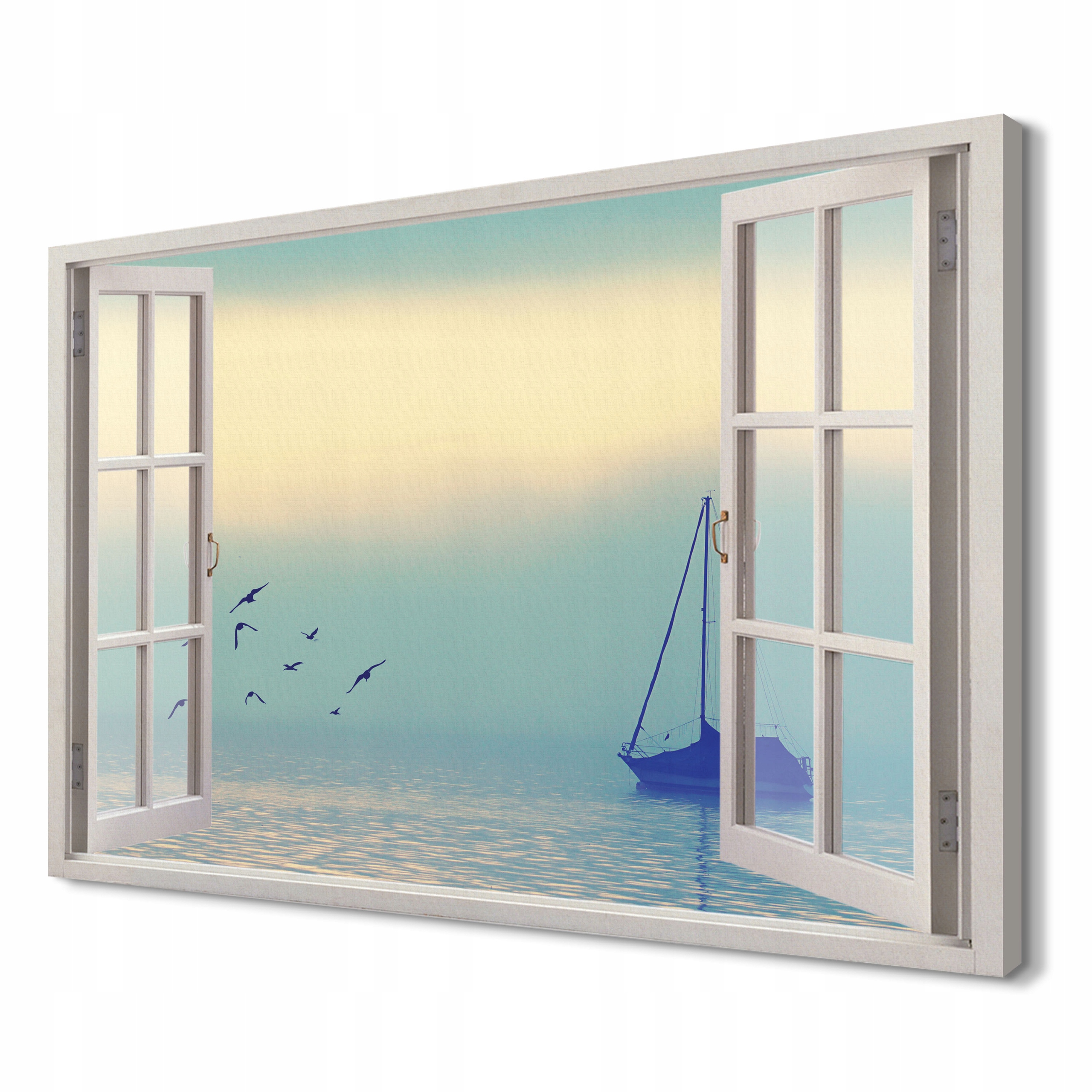 

Żaglówka Jezioro Obraz canvas 3d 120x80 do jadalni