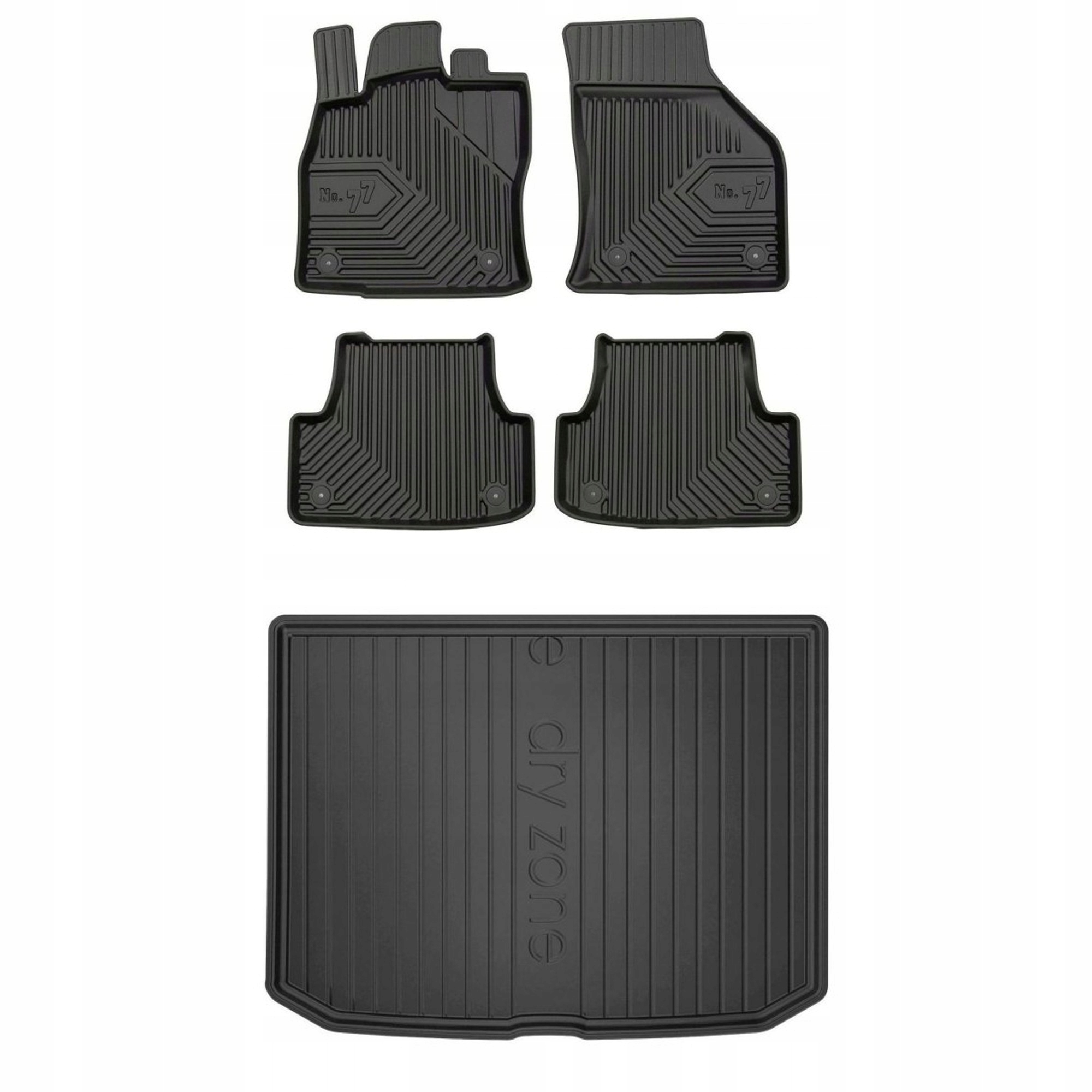 Gumová sada kobercov a rohoží Audi A3 Sportback 8V 2013-2020 Hatchback, 5 d