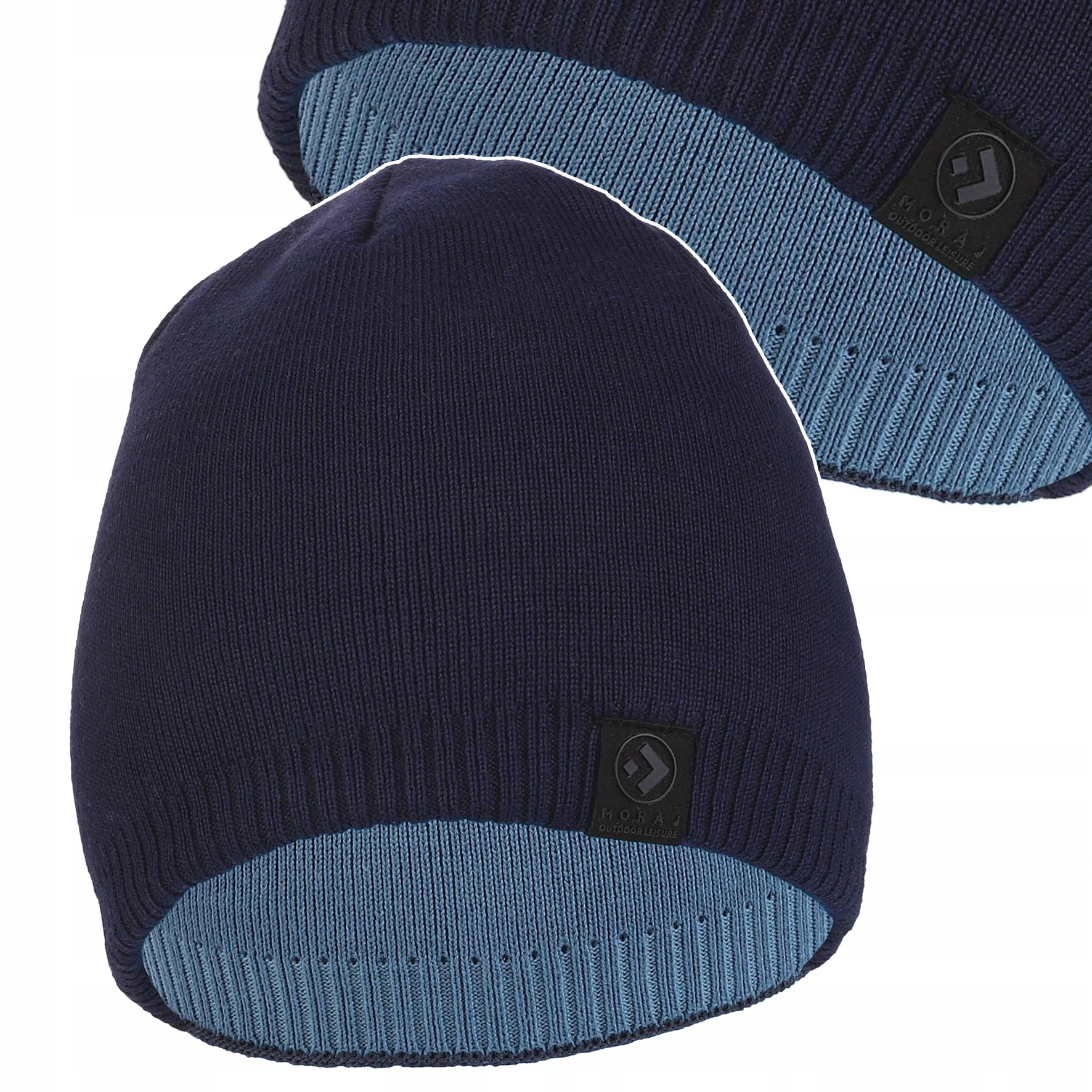 Moraj Čepice pánská podzimní zimní teplá Dvoubarevná vel. univerzální