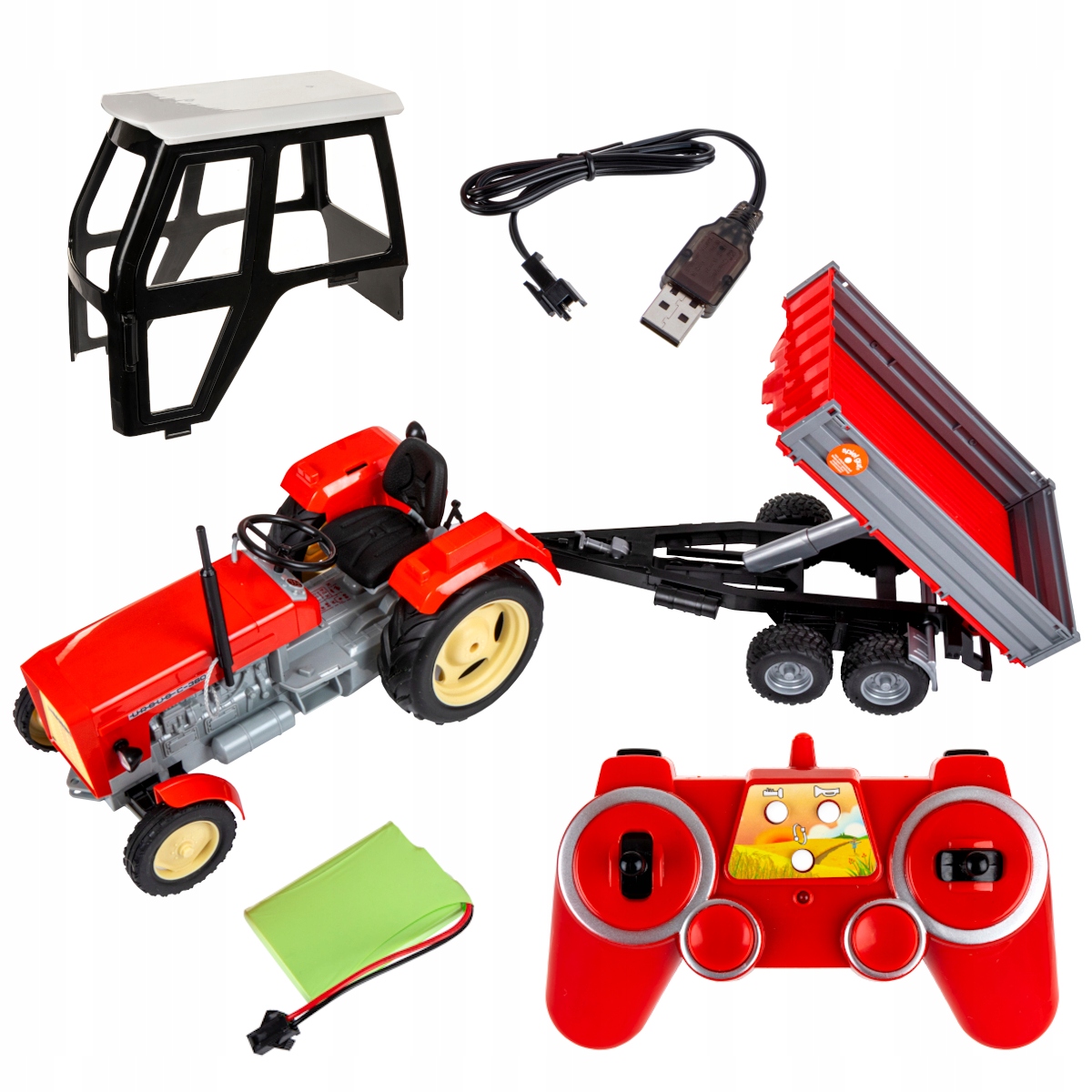 

Zdalnie Sterowany Traktor Ursus C-360 Przyczepa