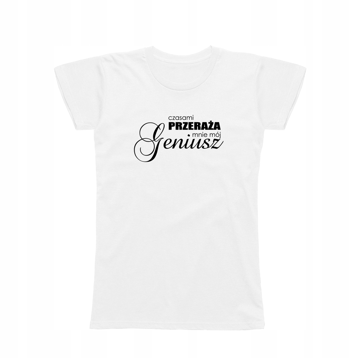 

XL - Koszulka T-shirt Geniusz Śmieszna Prezent