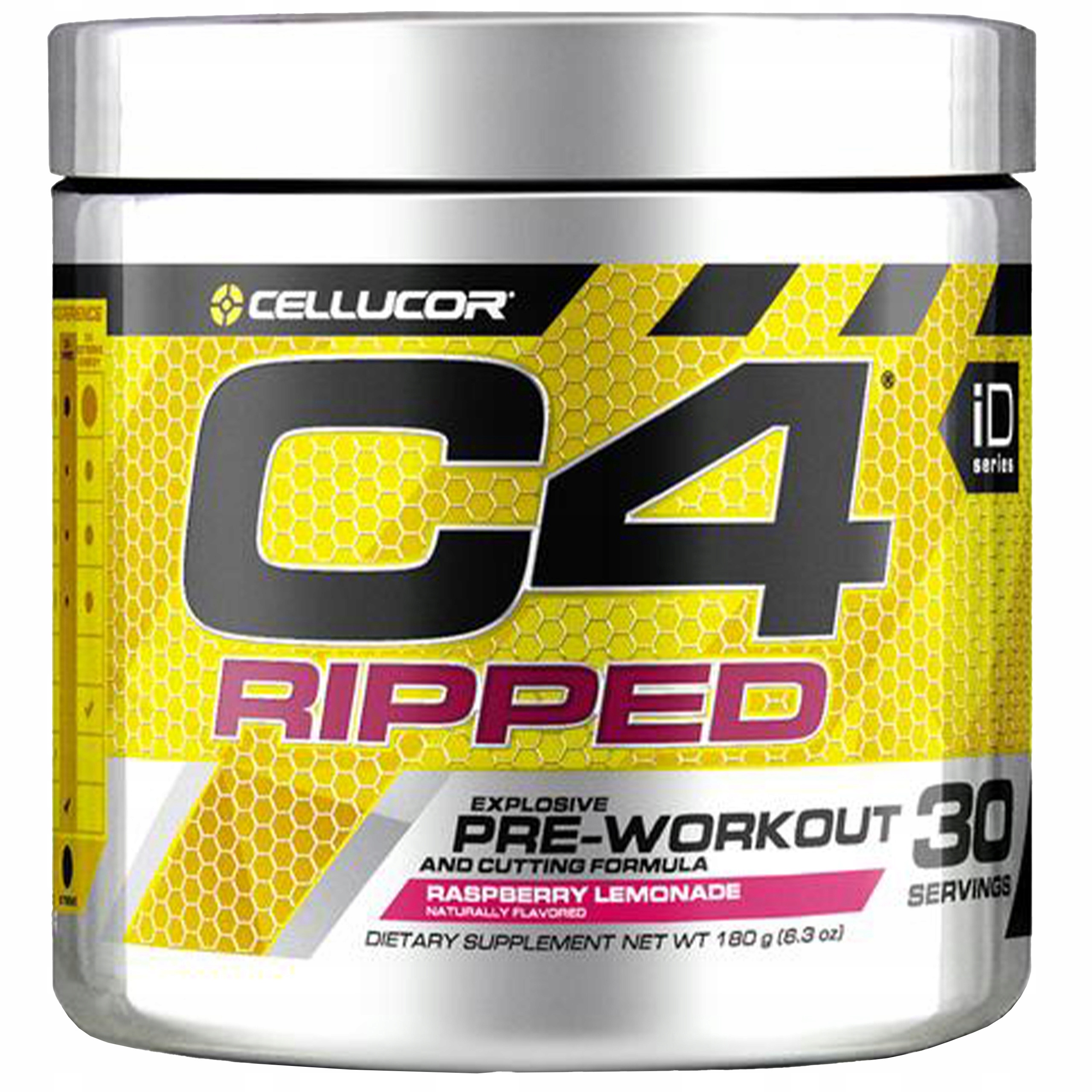 Předtréninkovka Cellucor C4 Ripped 192 g Limonáda malinová 30 porcí