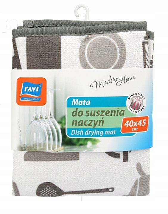 

Mata do suszenia naczyń z mikrof. Modern Home