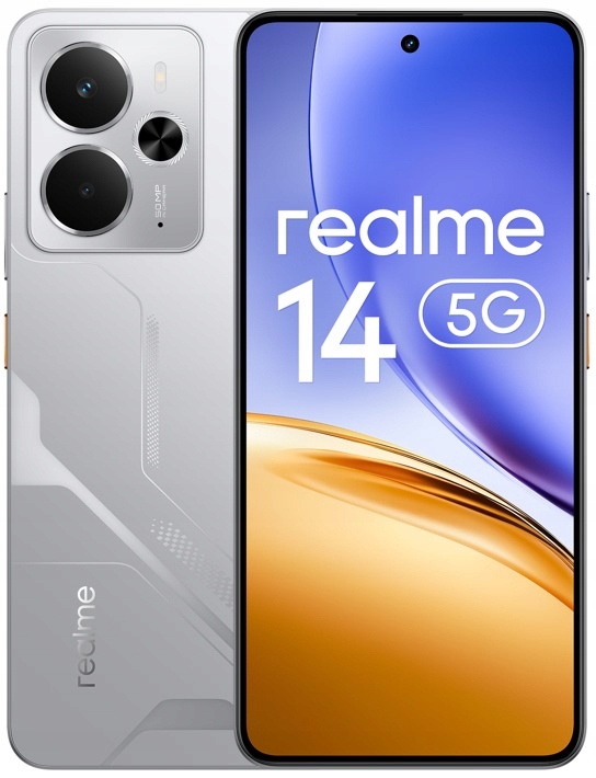 Smartfon realme 14 5G 12/256GB 6,67" Amoled 120Hz Srebrny