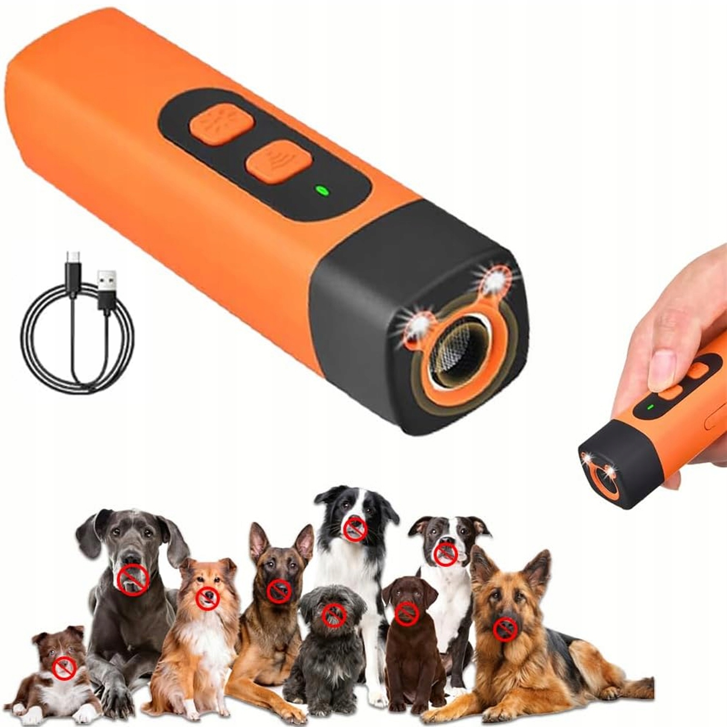 Levně Ultrazvukový Odpuzovač Psů, Ultrazvukové Protištěkací Zařízení