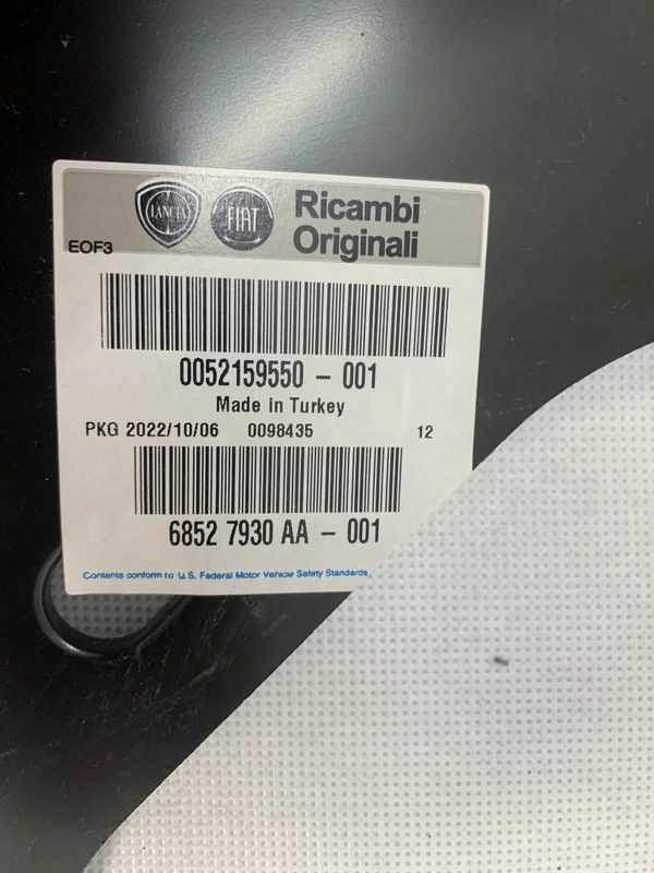 Fiat Tipo II hatchback 15r rear panel rear 2015 hb 68527930AA-001