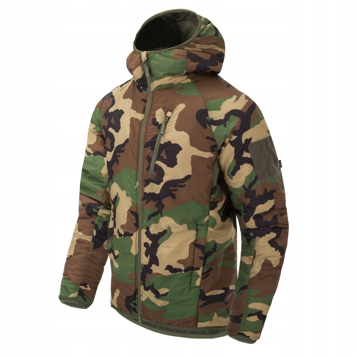 Pánská zimní bunda maskáčový Helikon-Tex Wolfhound Hoodie Us Woodland XXL