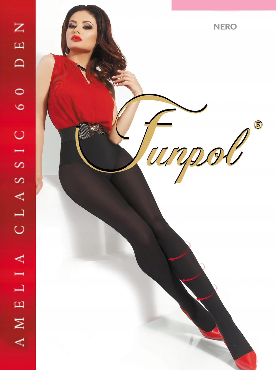 

Rajstopy kryjące Fun-Pol wzór Amelia 60 den 4/XL