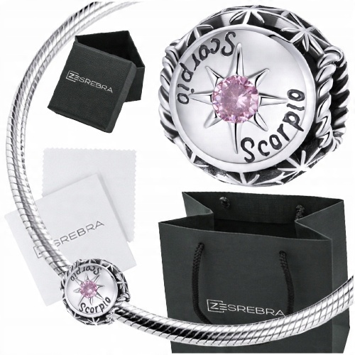 

Charms koralik zawieszka Skorpion srebro 925