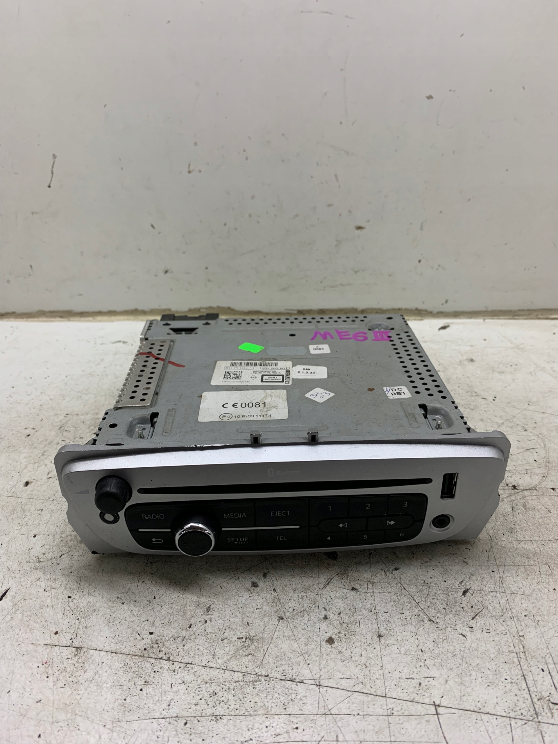 RADIO BLUETOOTH MP3 RENAULT MEGANE III 2012
