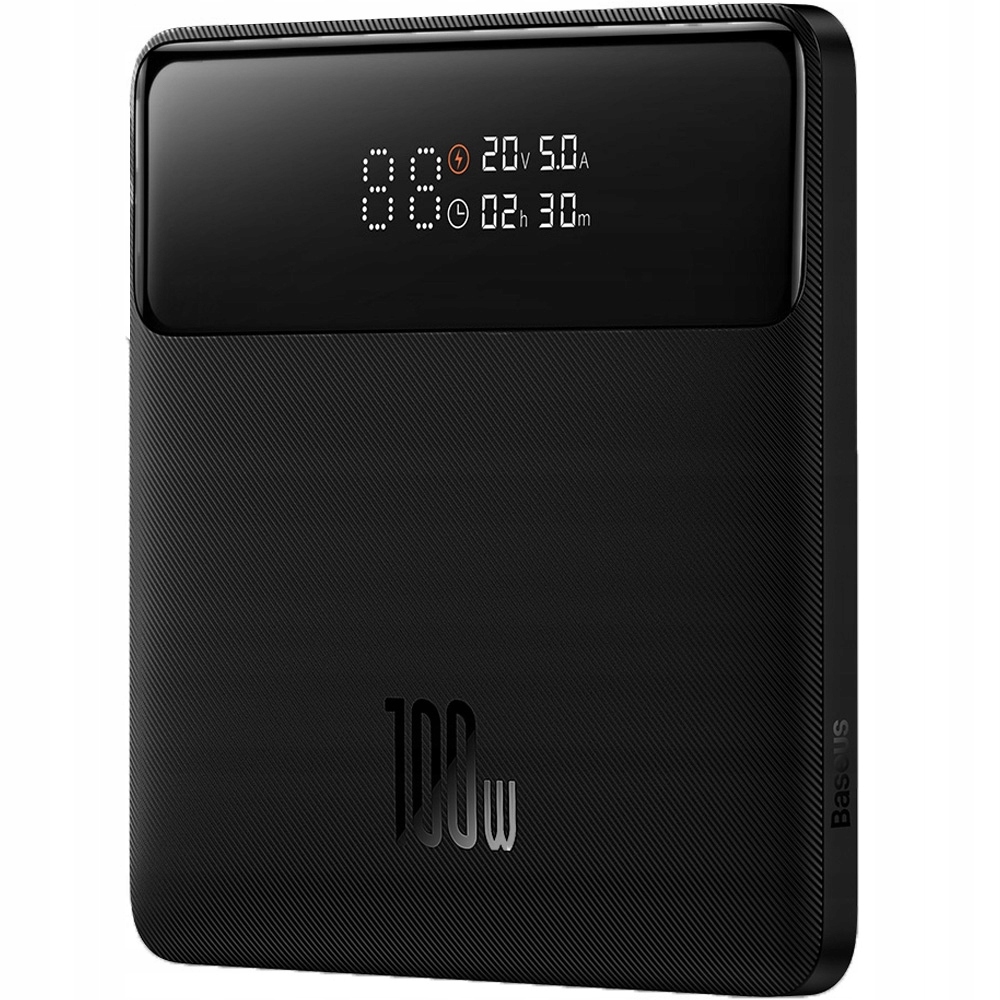 Powerbanka s displejom Baseus 100 W 2x Usb-a 2x Usb-c kábel Usb-c/usb-c