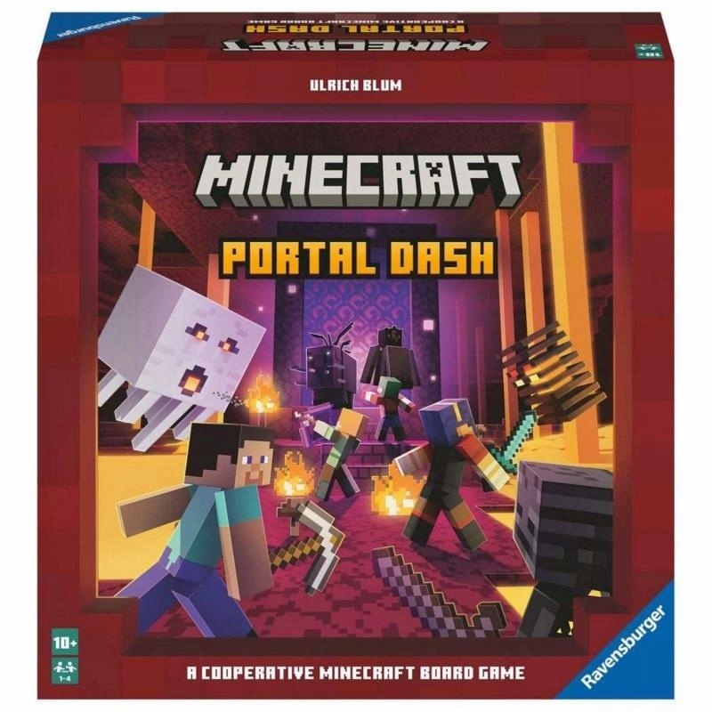 Gra planszowa Minecraft Portal Dash od Ravensburger Odkryj świat crafting