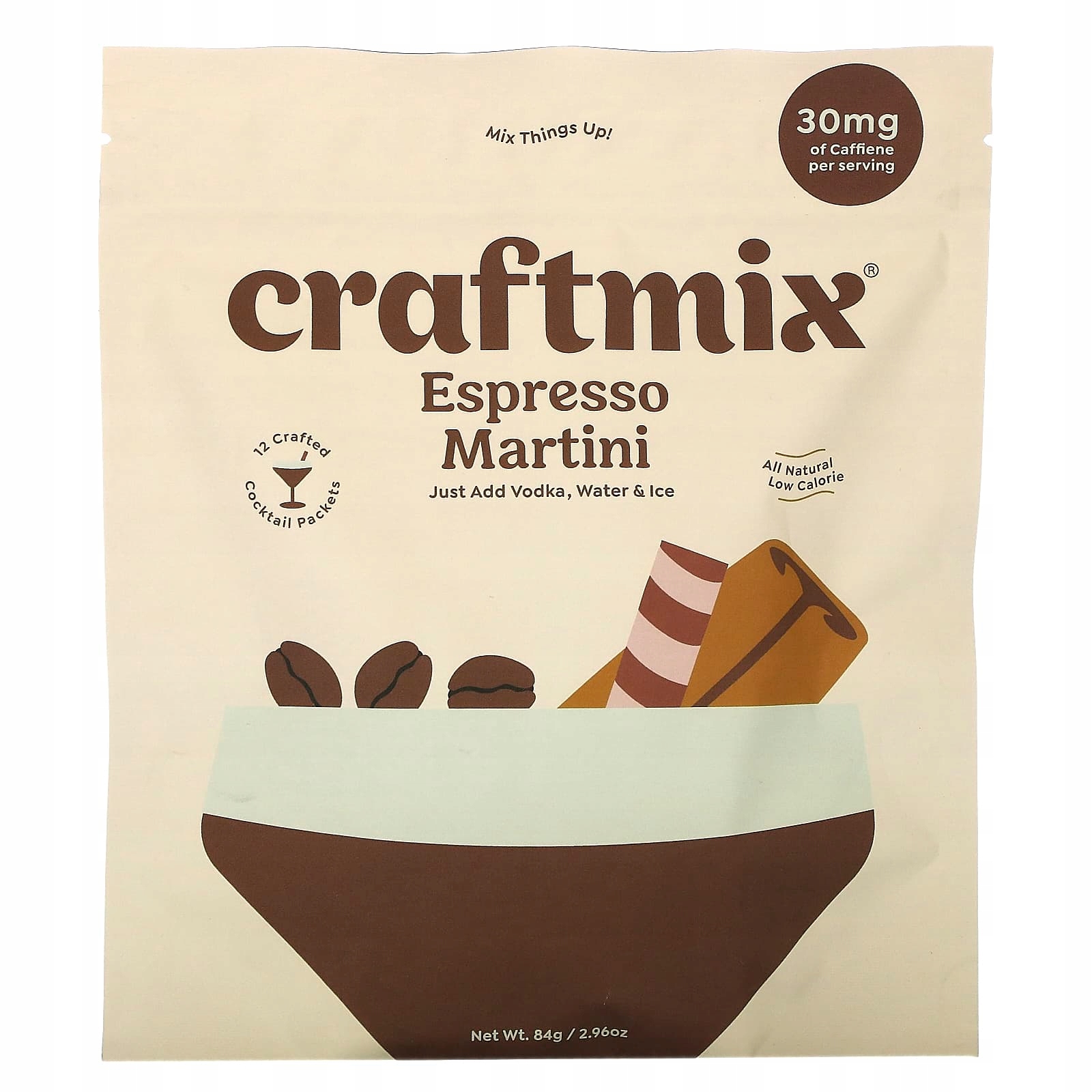 Craftmix, Koktejlová směs Espresso Martini, 84 g