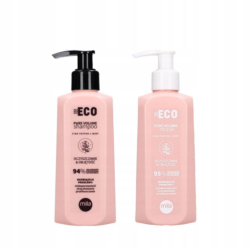 Mila Be Eco Pure szampon+maska na objetość 2x250