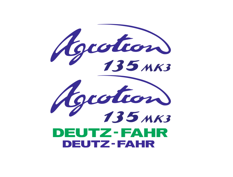 Samolepky samolepka Deutz-fahr Agrotron 135 MK3