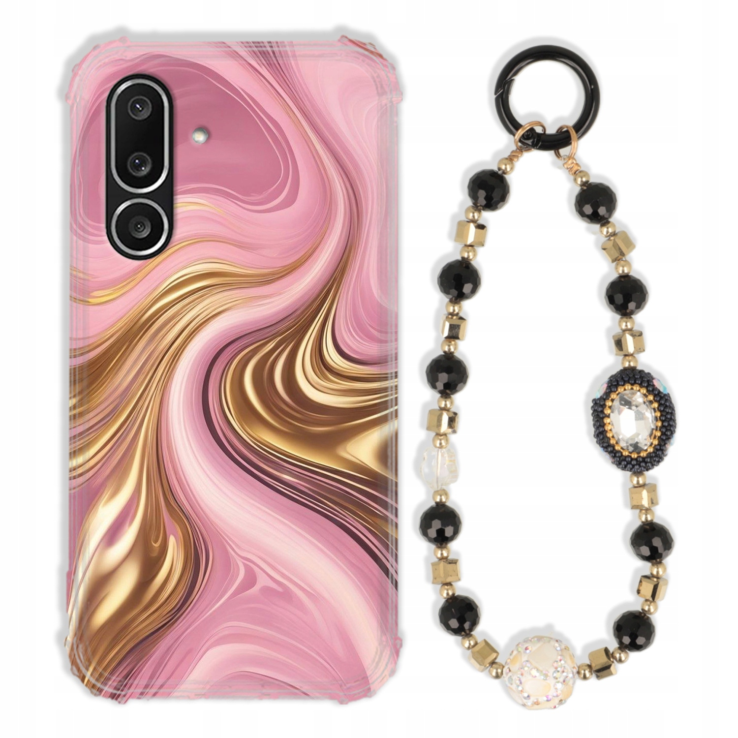 Pouzdro Pro Samsung M56 5G Antishock Zirkony Černo Zlaté Odolné| Silné