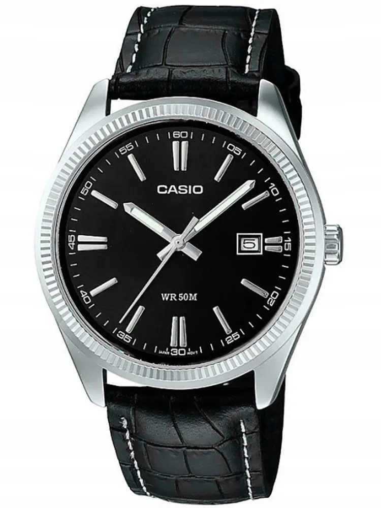 Klasika pánské hodinky na řemínku Casio MTP-1302PL Gwar.3+3L Zibi+ Gravírování