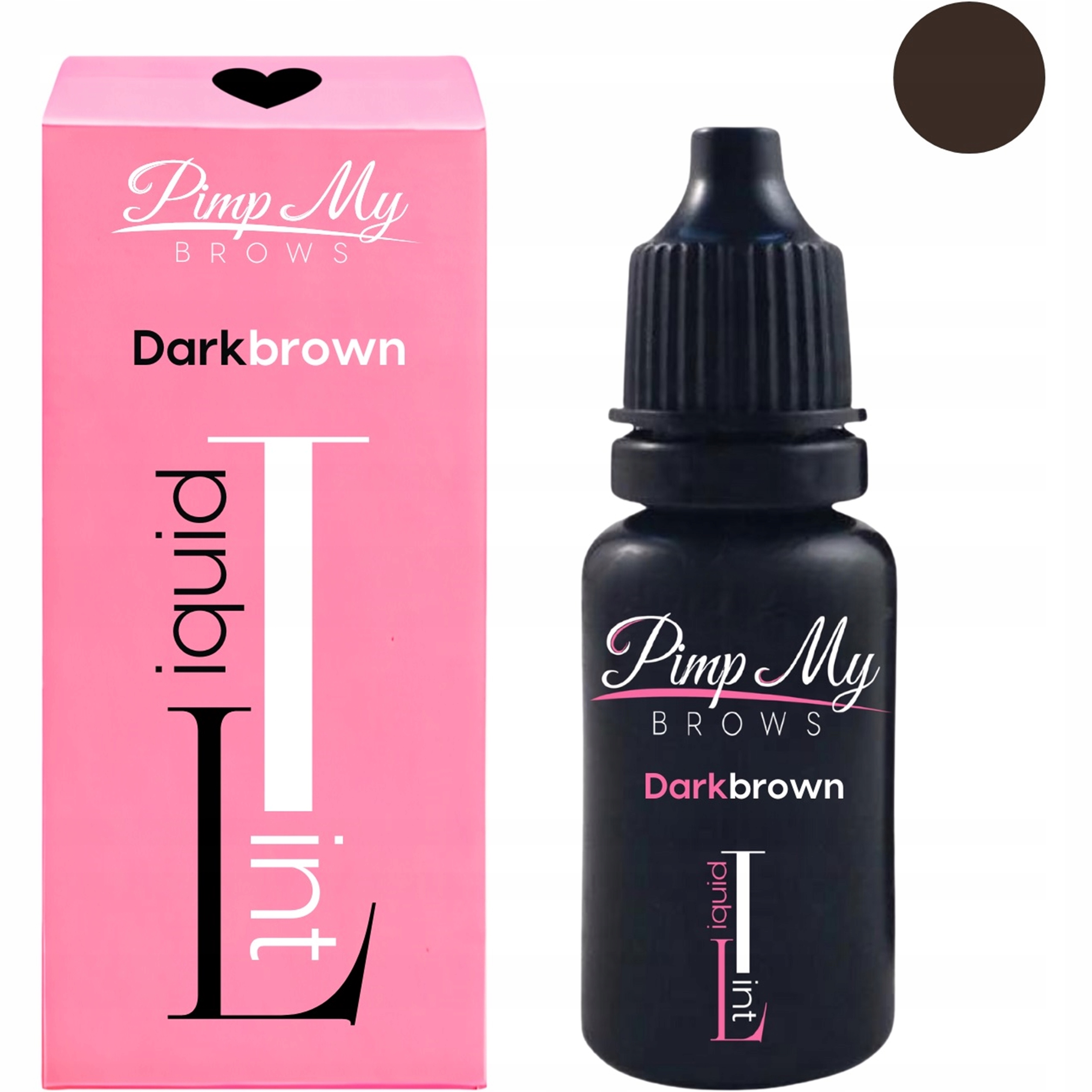 Tekutá Barva na obočí a aerograf Liquid Tint Pimp My Brows Dark Brown 05