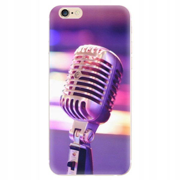 Silikonowe etui iSaprio Vintage Microphone do iPhone 6/6S