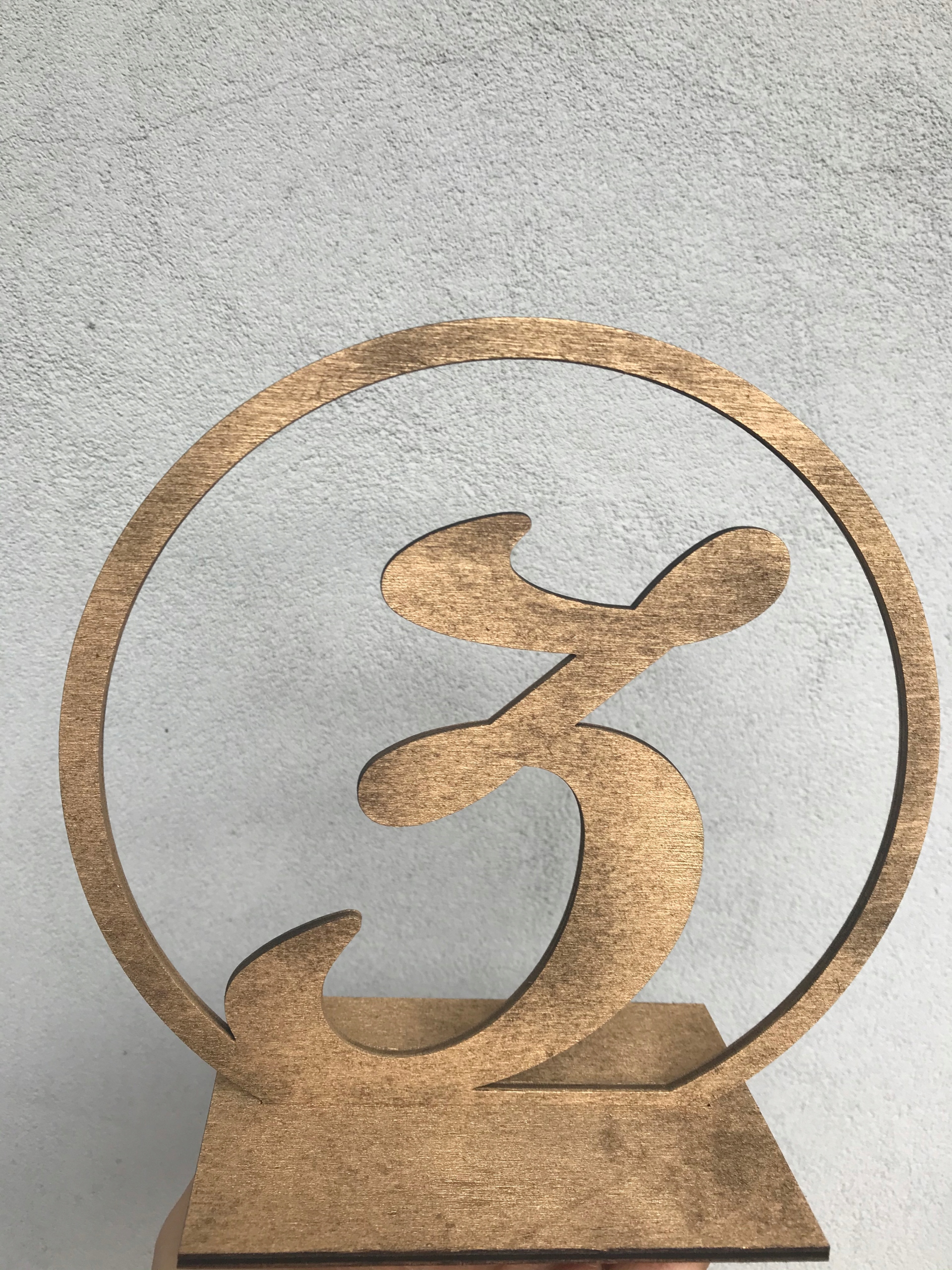 Numery stołów wesele numerki na stolik ślub ZŁOTY Kolor dominujący inny