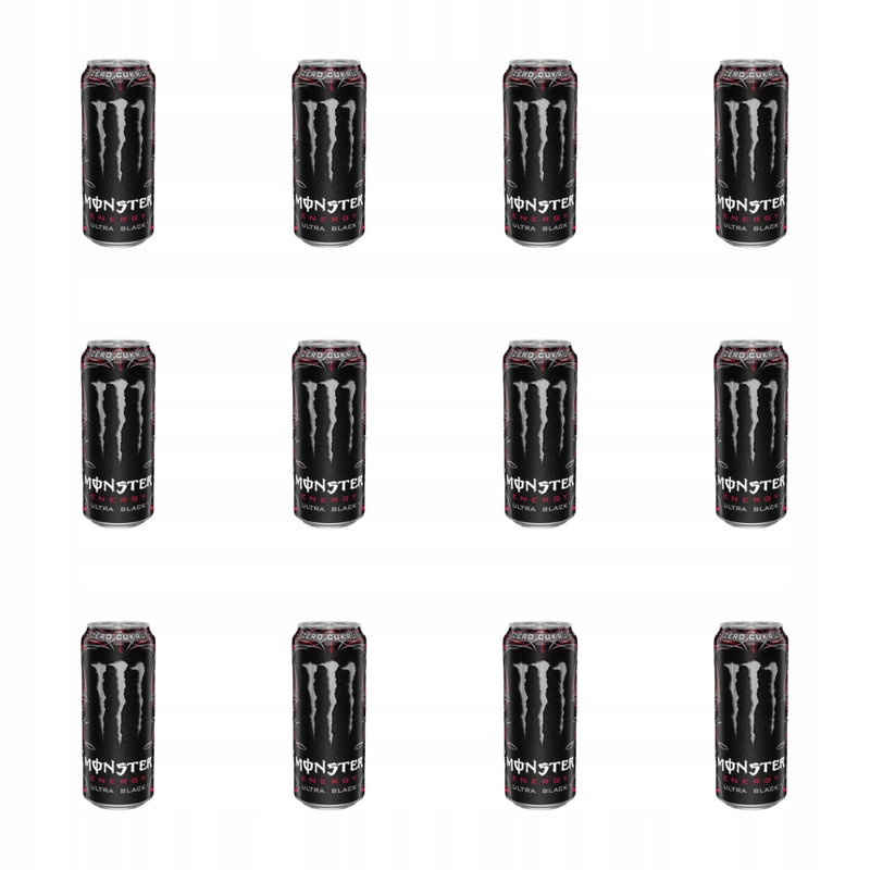 Monster Energy Ultra Black 500 ml X12