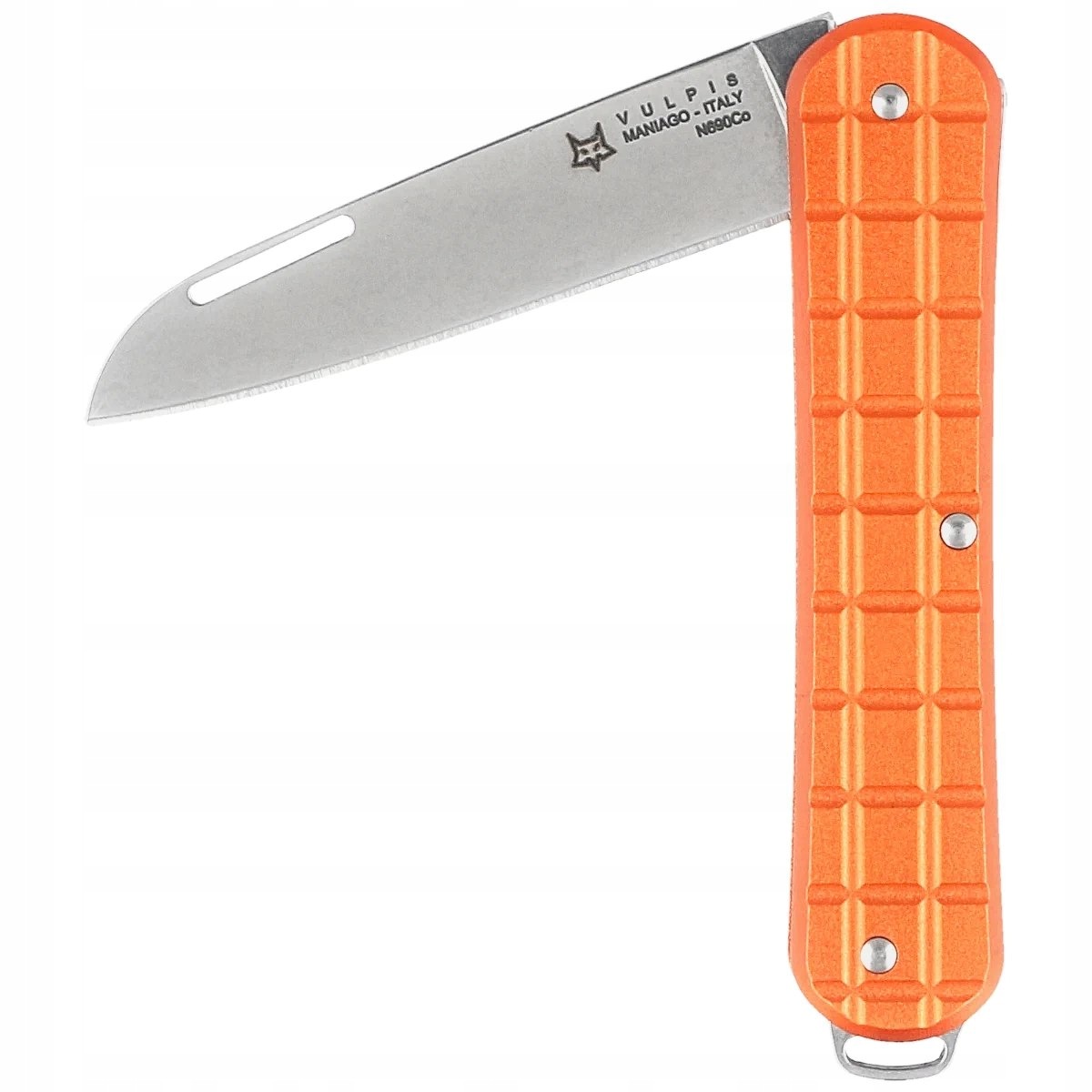 Nůž Fox Vulpis Grenade Pattern Orange Aluminium (FX-VPGP130 Or)