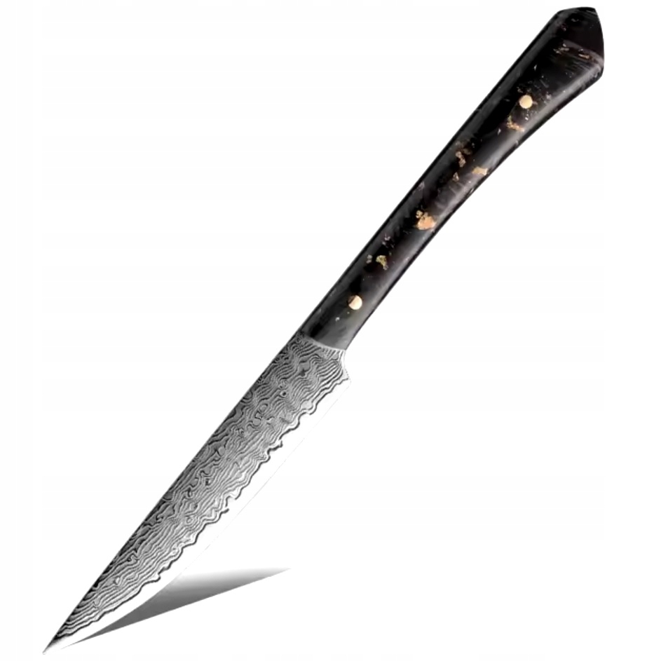 Damaškový kuchynský nôž Ut 35148 Steak/Čierna KP-35148