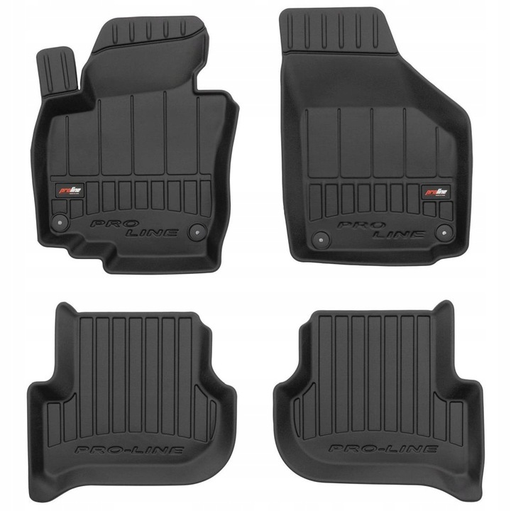 Gumové autokoberce Škoda Yeti 2009-2017 s vaničkou 3D