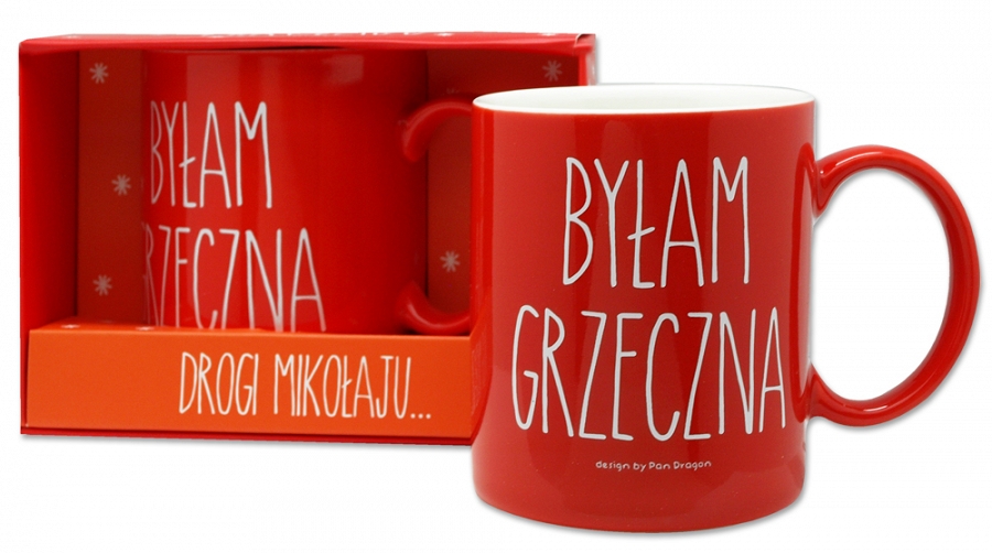 

Kubek Byłam Grzeczna, Upominek na Święta
