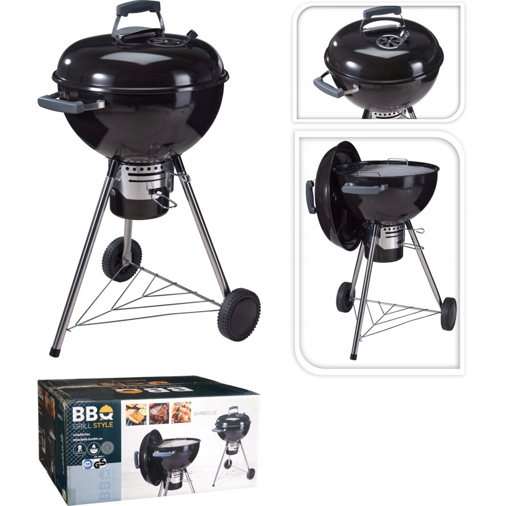 Gril na drevené uhlie ProGarden KO-X85100030 guľový 65 cm