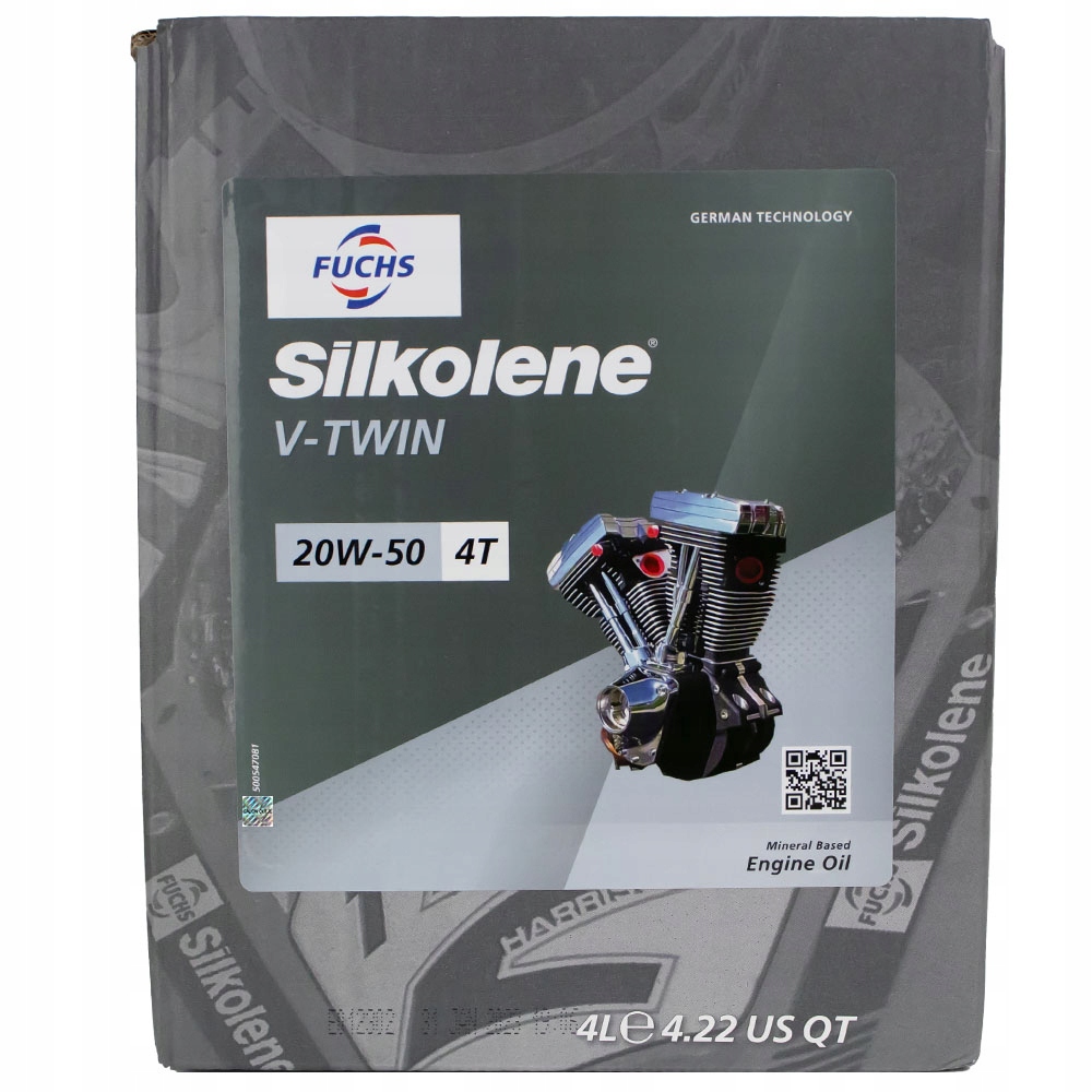 Fuchs Silkolene V-Twin 20w50 4L olej motocyklowy mineralny