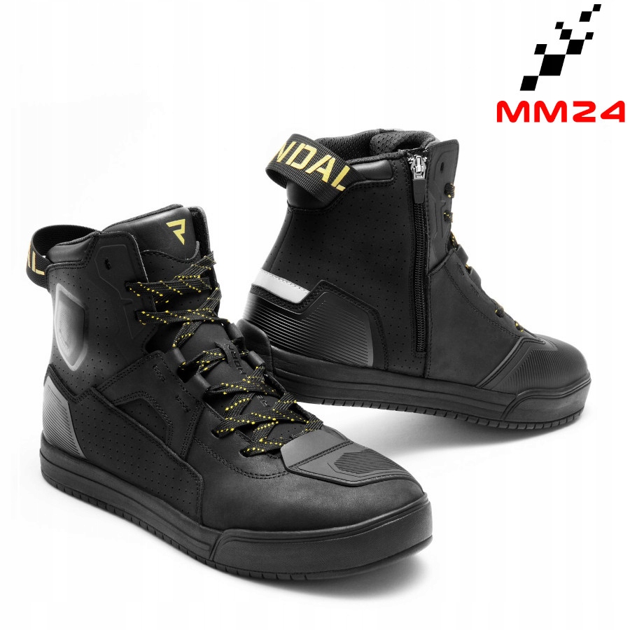 Motocyklové Topánky Rebelhorn Vandal II Kožené Mestské Krátke Tenisky 41