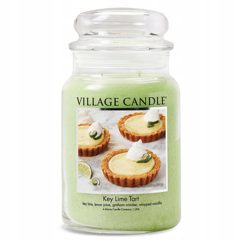 Velká svíčka Key Lime Tart Village Candle