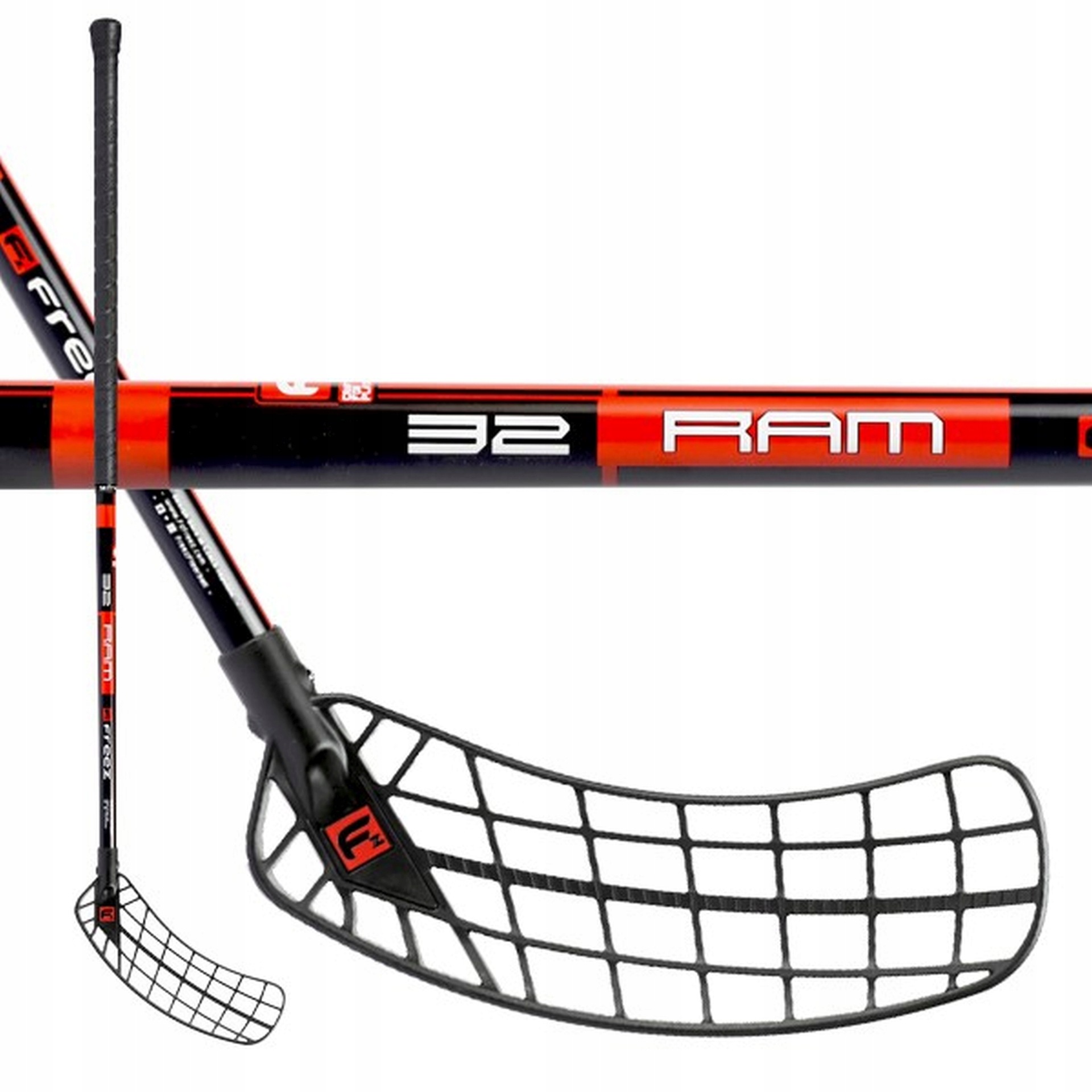florbalová hokejka Floorballa Pravá Černá Kubisport Freez Ram 32 95 cm