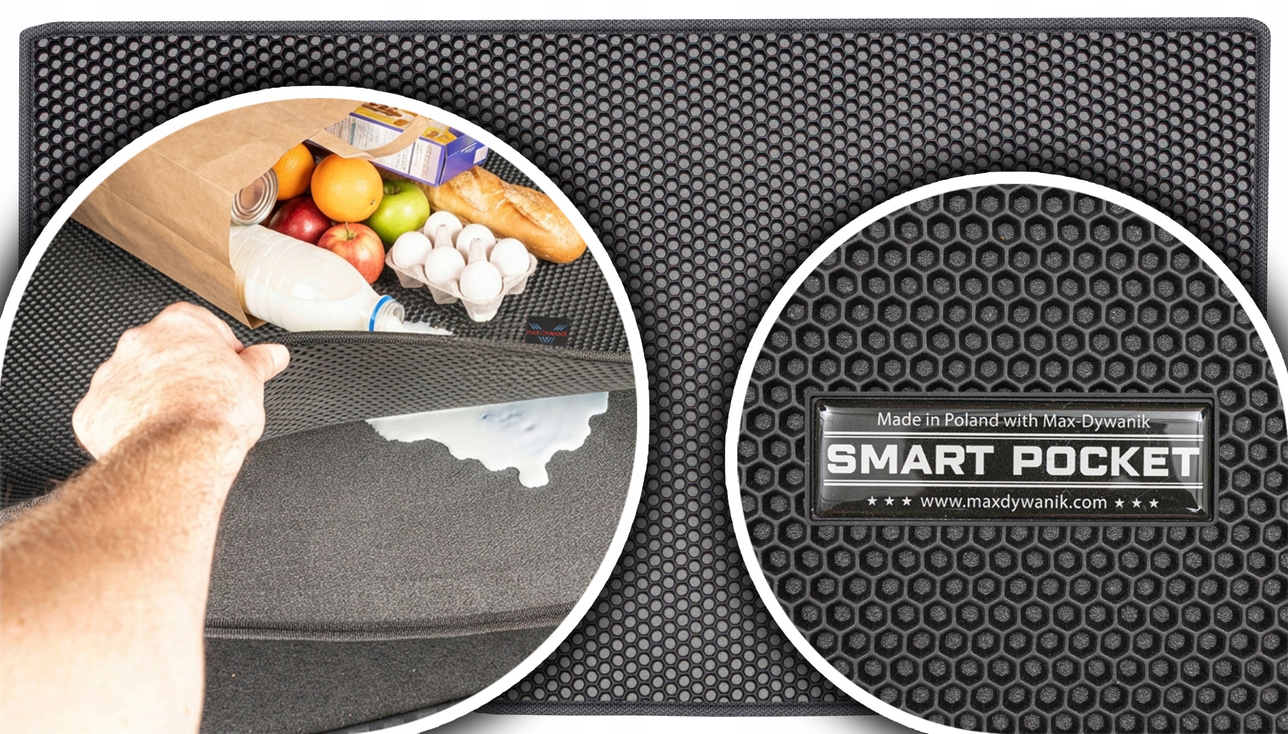 Fiat Multipla Minivan 2004-2010 Vložka do kufru Eva Smart Pocket
