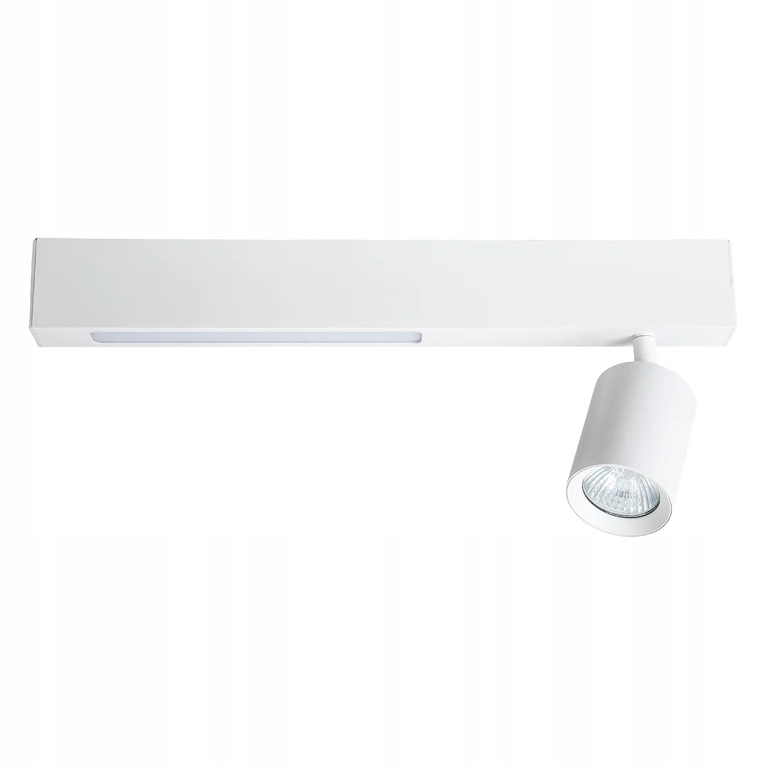 stropní svítidlo Led dvojitá bílá podlouhlá 40 cm reflektor GU10 Milagro