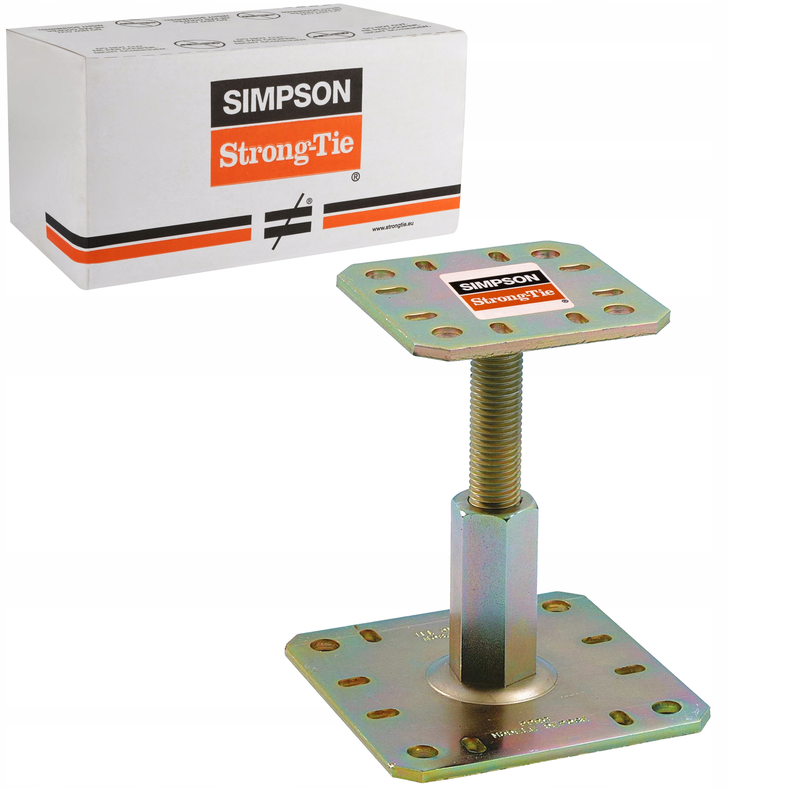 Podstavce stĺpika nastaviteľné kotvy 100x100 mm 10 ks Simpson Pprc