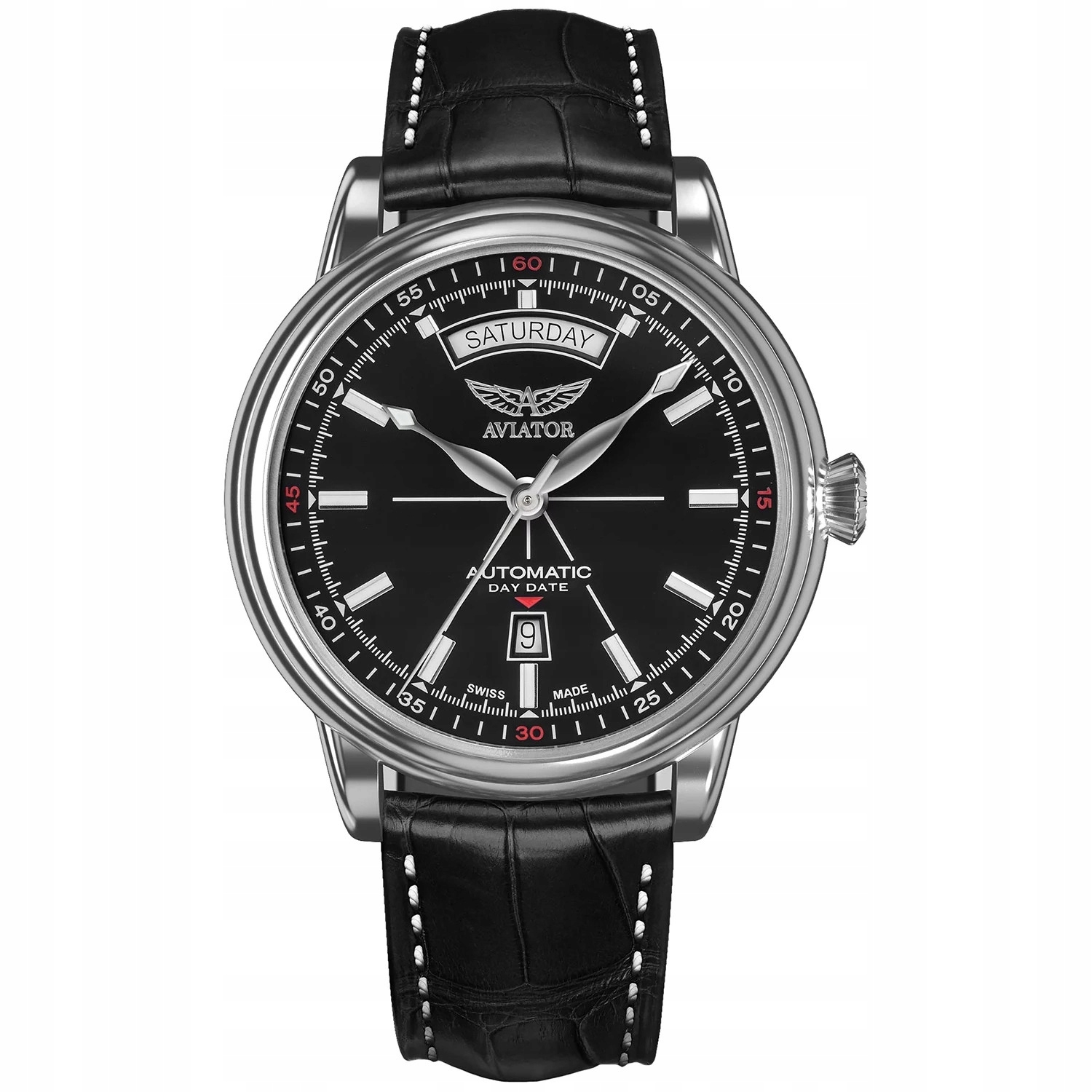 Pánské Hodinky Aviator V.3.20.0.142.4, černý řemínek