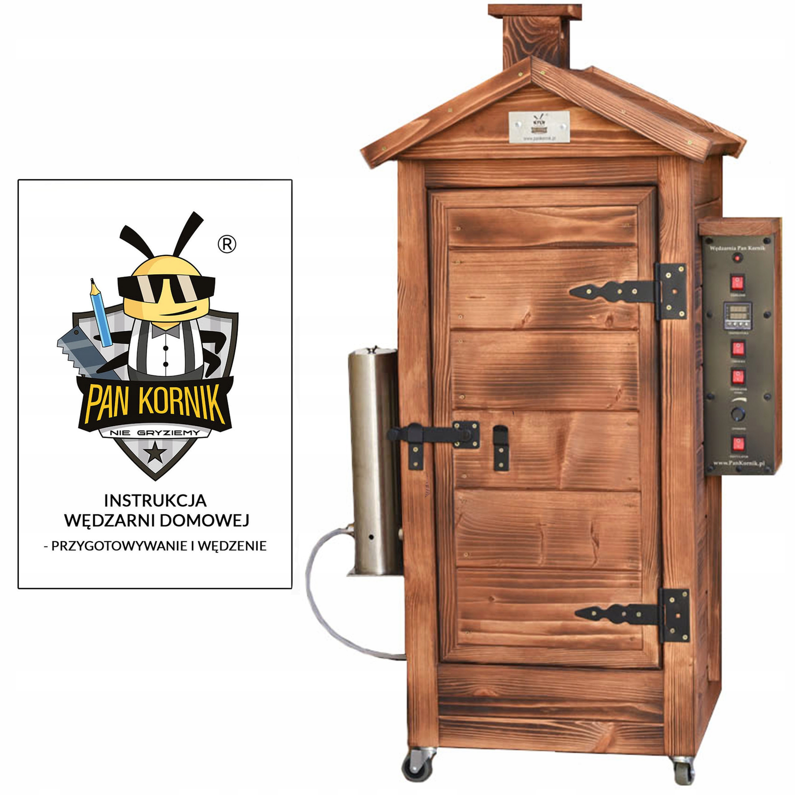 WĘDZARNIA ELEKTRYCZNA AUTOMATYCZNA DOMOWA OGRODOWA PANKORNIK DYMOGENERATOR