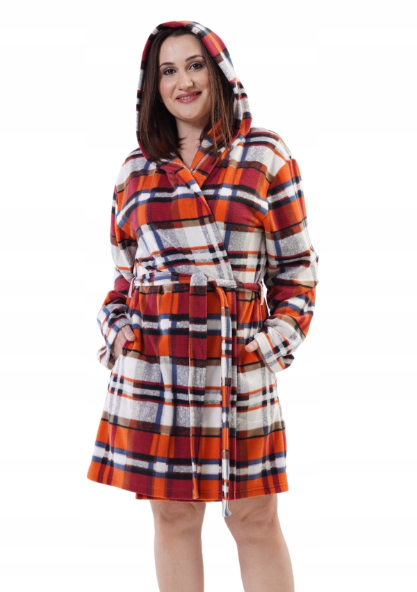 

Szlafrok damski polarowy Vienetta 3XL gruby +Size