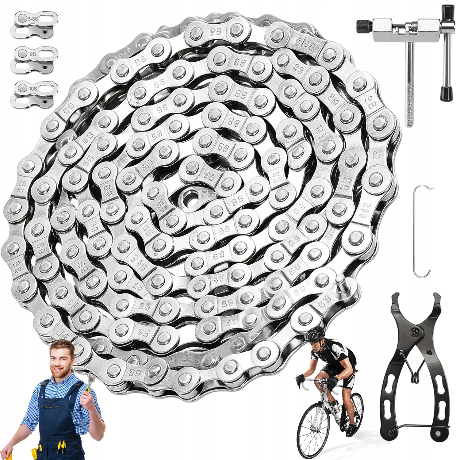 Profesjonalny Zestaw Do Naprawy Łańcucha Rowerowego 6 7 8 Speed