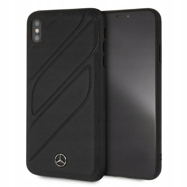 Etui Mercedes New Organic I na iPhone Xs Max czarne Mercedes