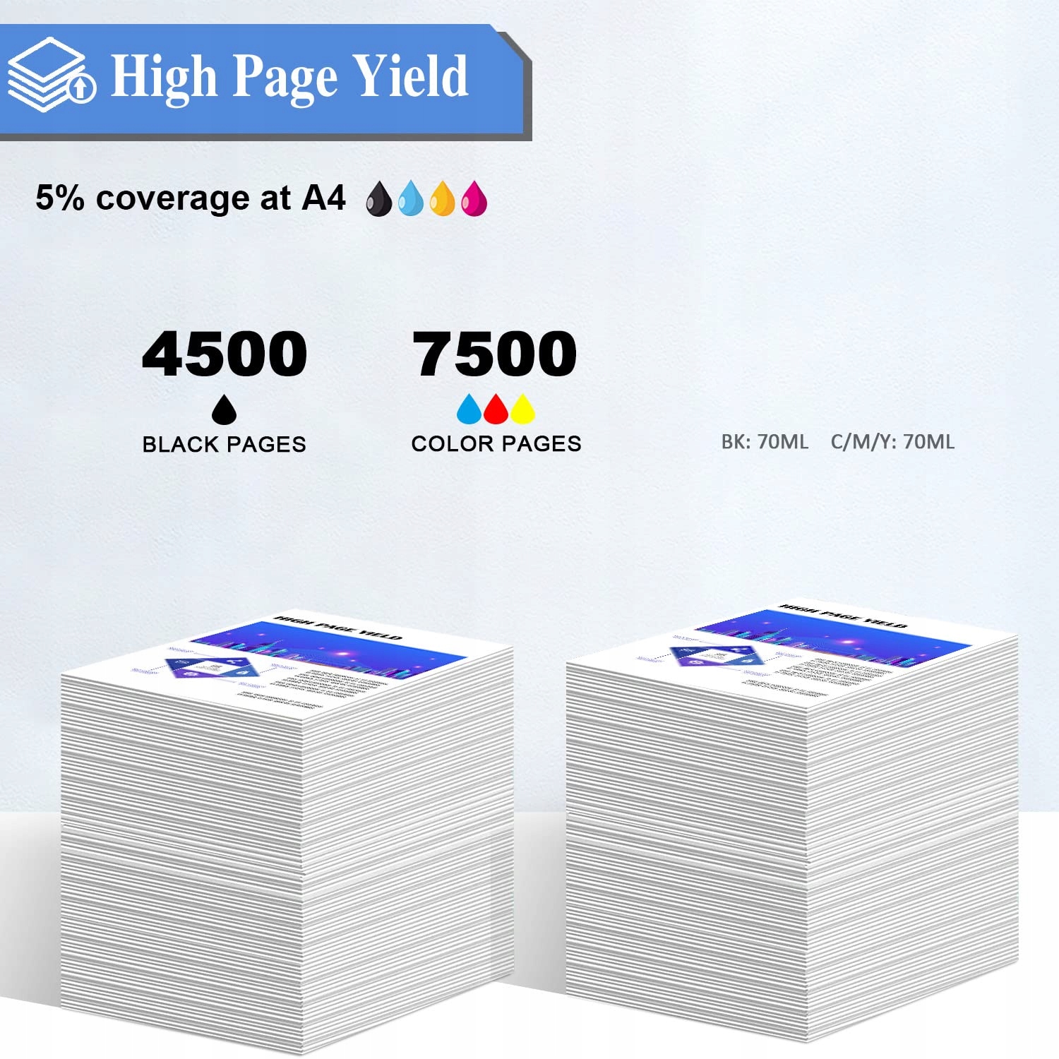 EPSON 104 Tinte Kompatibel Zestaw Tuszy Do Drukarek EcoTank ET-Serii — miniatura 3