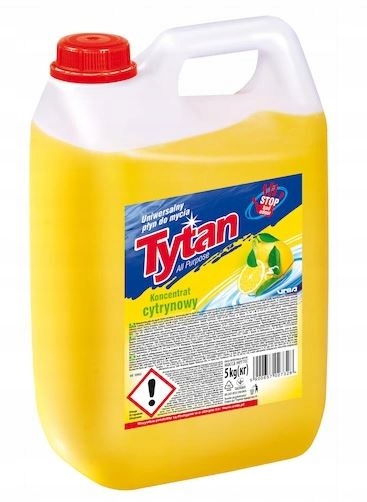

Tytan Cytrynowy 5 L Uniwersalny płyn do mycia