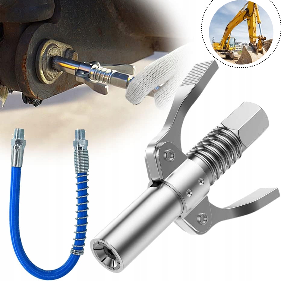 SAMOBLOKUJĄCA GŁOWICA SMARUJĄCA, PISTOLET DO SMARU POD WYSOKIM CIŚNIENIEM