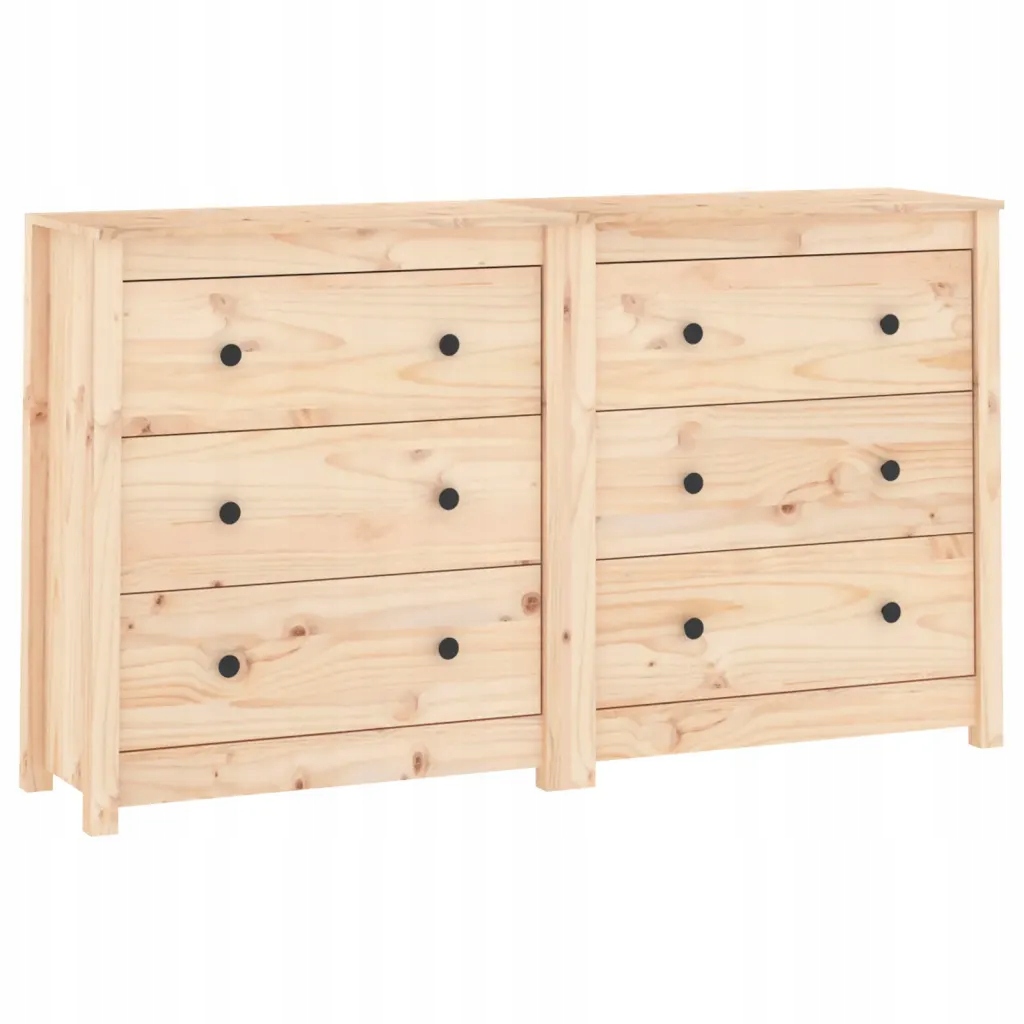 Komoda VidaXL 3114079 140 x 35 x 80cm borovice přírodní