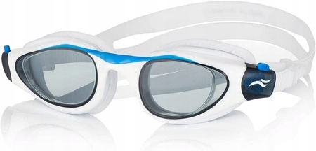 Okulary pływackie dla dzieci Aqua-Speed Maori biało niebieskie